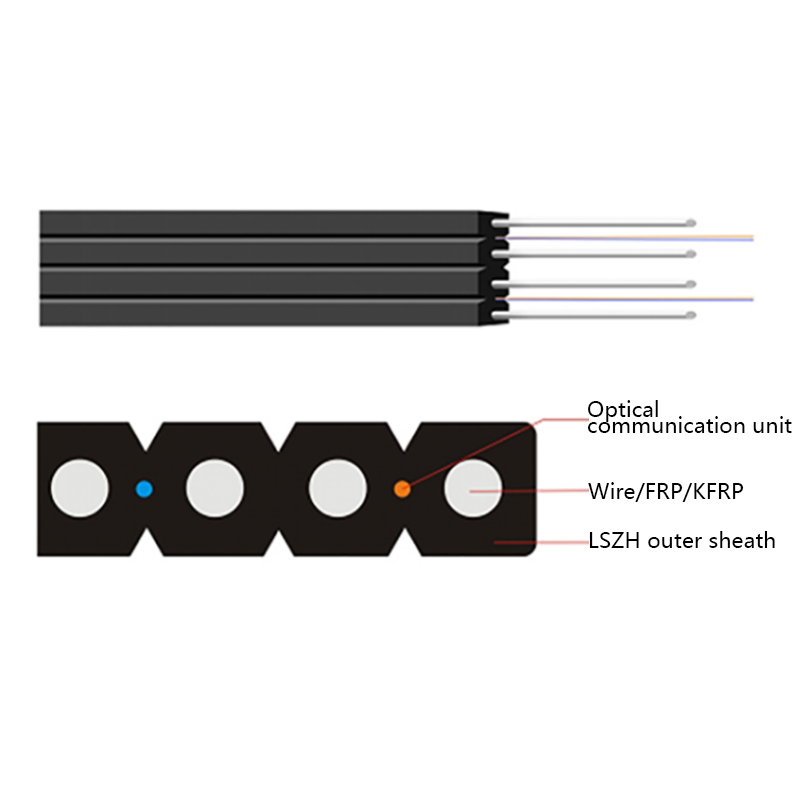 FTTH 더블 버터플라이 광케이블